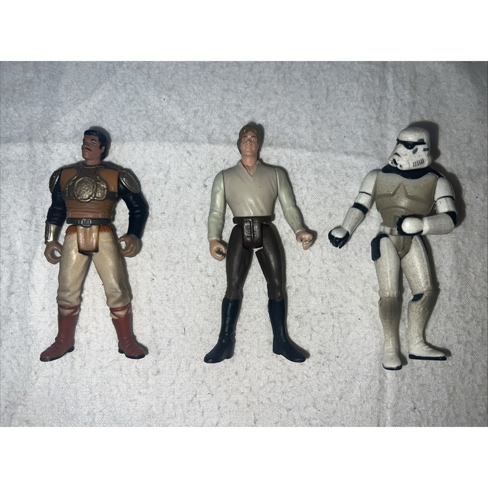 90s Star Wars Lando Clarisian As Skiff Guard 96 Luke Skywalker 96 Sandtrooper